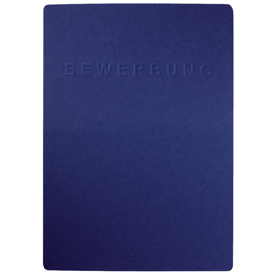 Bewerbungsmappe Shift blau