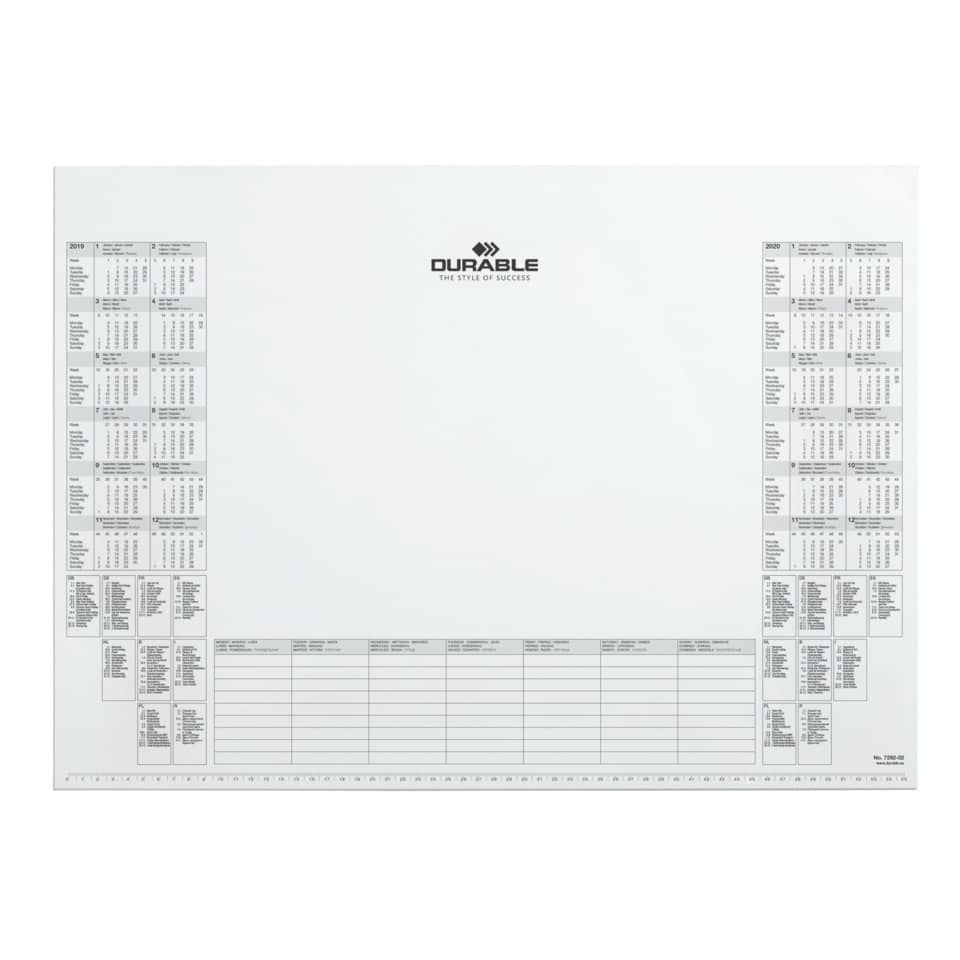 Kalenderblock - 25 Blatt für Schreibunterlage 7291