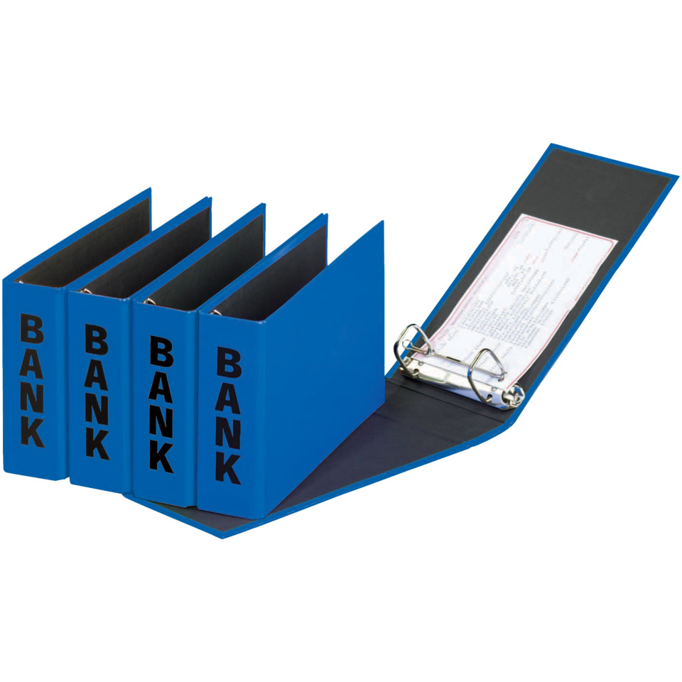 Bankordner Color-Einband - A5 , 50 mm, Color Einband, blau