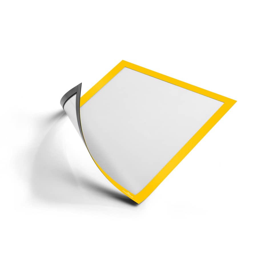 Info-Rahmen DURAFRAME® MAGNETIC - A4, 236 x 323 mm, gelb, 5er Pack