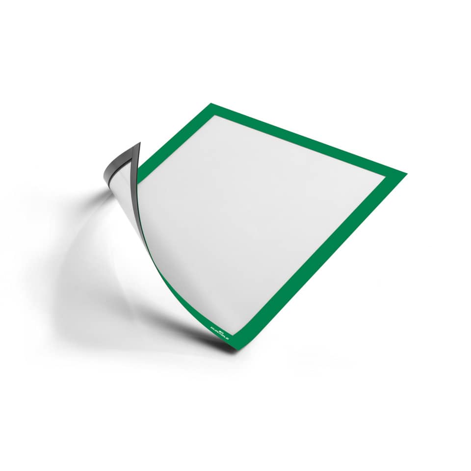 Info-Rahmen DURAFRAME® MAGNETIC - A4, 236 x 323 mm, grün, 5er Pack