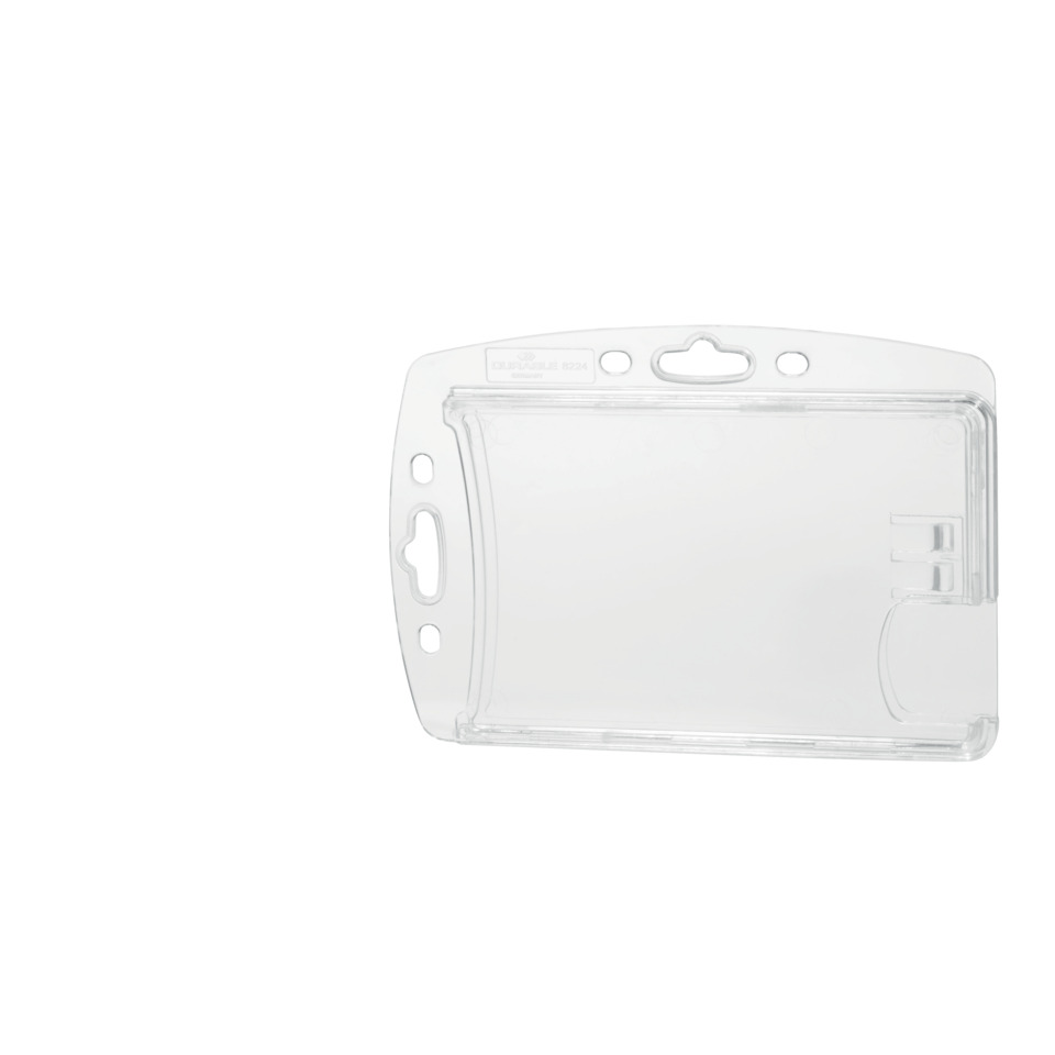 Ausweishalter Doppelbox - für 2 Ausweise, 85 x 54 mm, transparent, 10 Stück