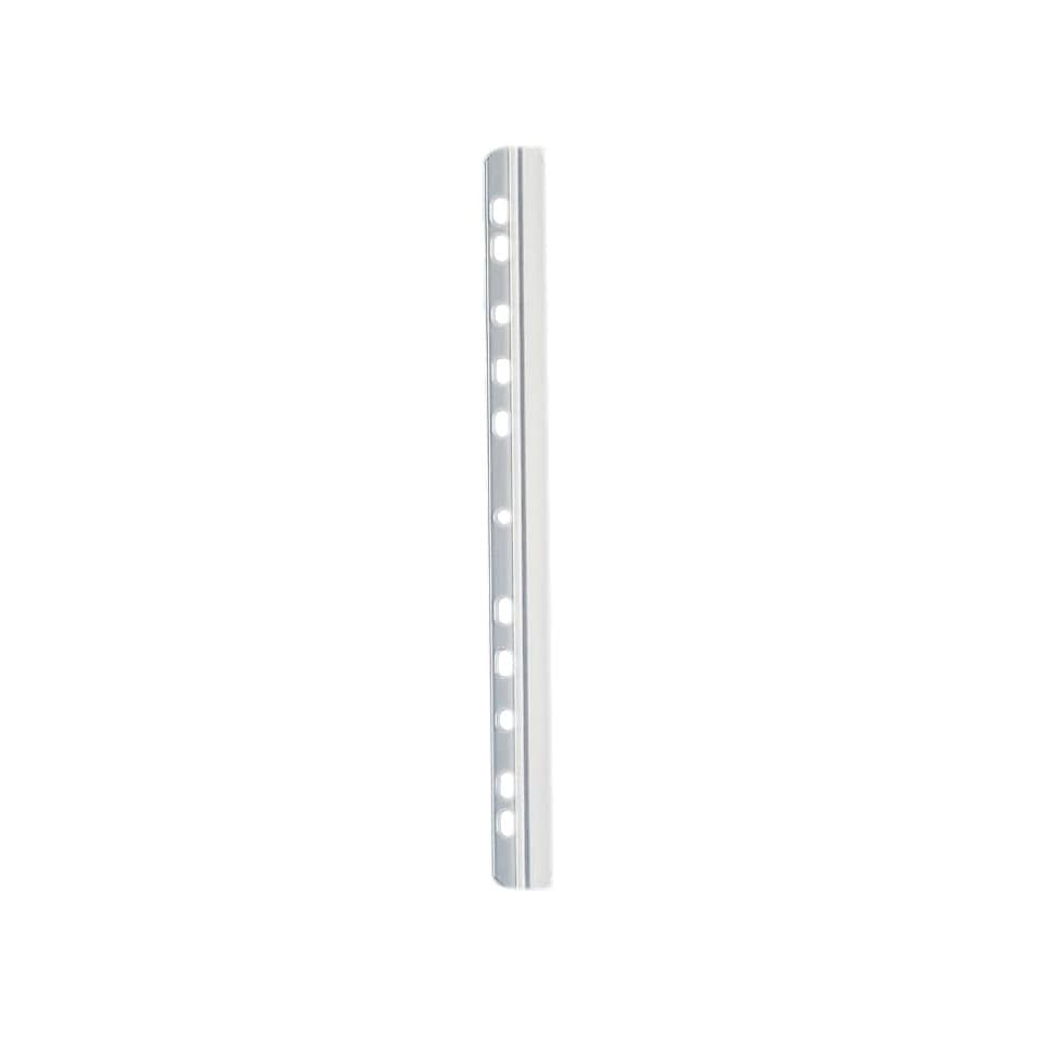 Klemmschienen - A4 mit Abheftleiste,  30 Blatt, transparent, 50 Stück