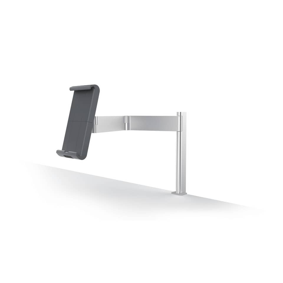 Tablet Halter HOLDER TABLE CLAMP, Tischhalter, Aluminium, ABS, metallic silber