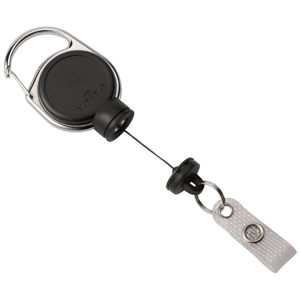 Ausweishalter JOJO EXTRA STRONG - Aufrollmechanismus ca. 60 cm, schwarz