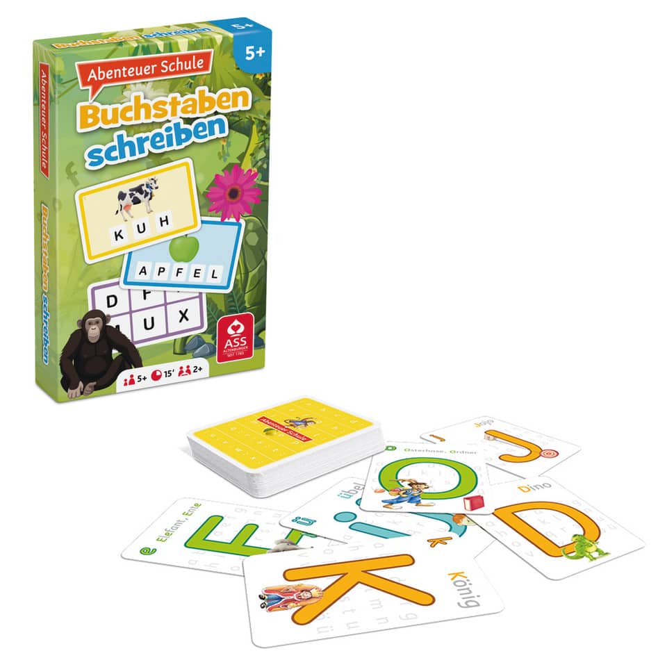 Lernspiel Schule Buchstaben schreiben