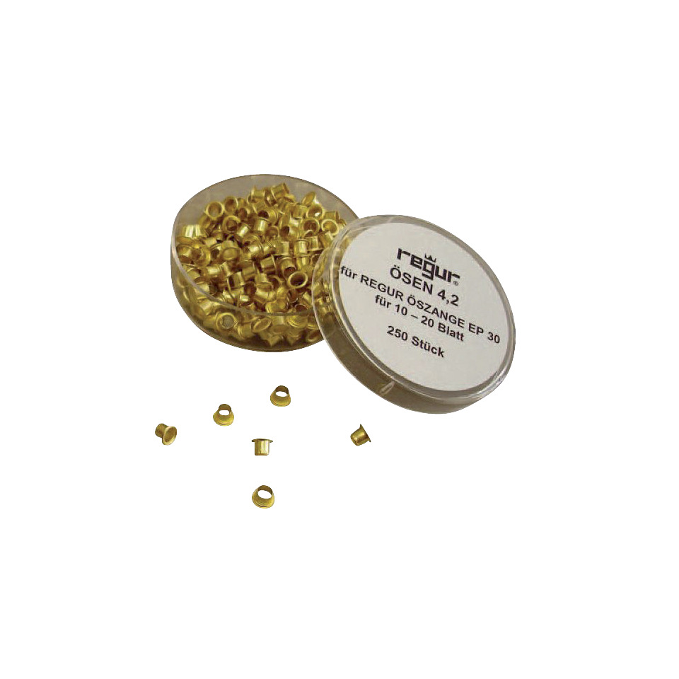 Ösen - 250 Stück, 4,2 mm für 10-20 Blatt