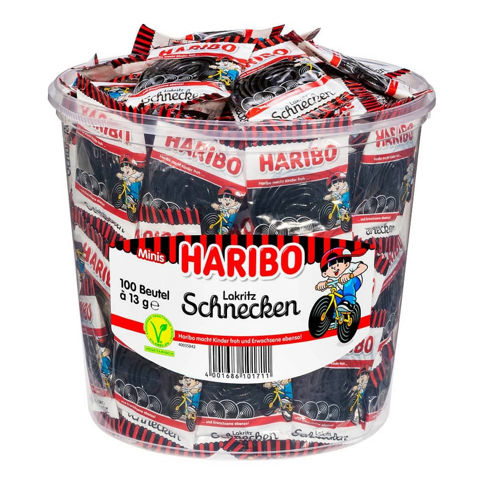 Lakritzprodukte Schnecken Minis - 100 Minibeutel