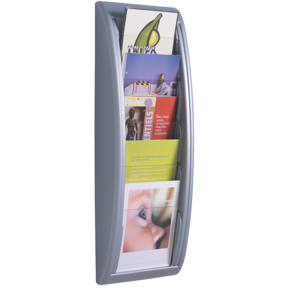 Wand-Prospekthalter Quick Blick - A5, alu