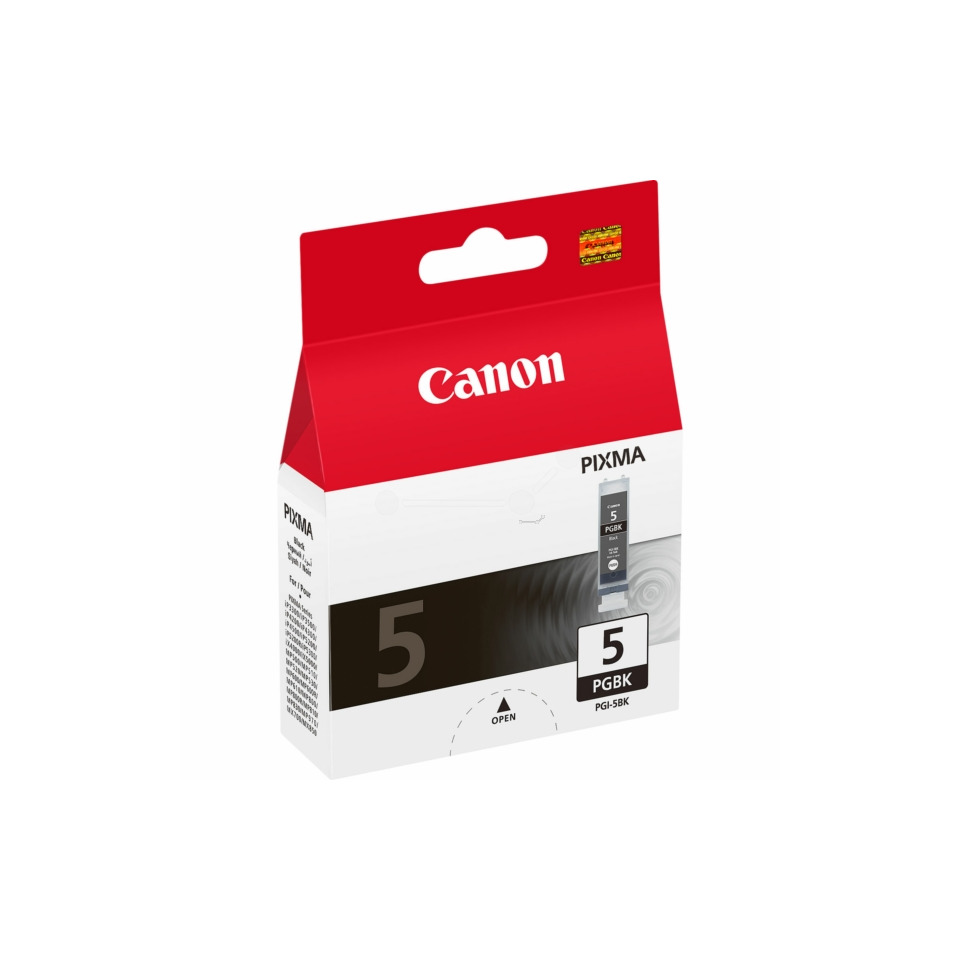 Original Canon Tintenpatrone schwarz pigmentiert (0628B001,628B001,PGI-5,PGI-5BK)