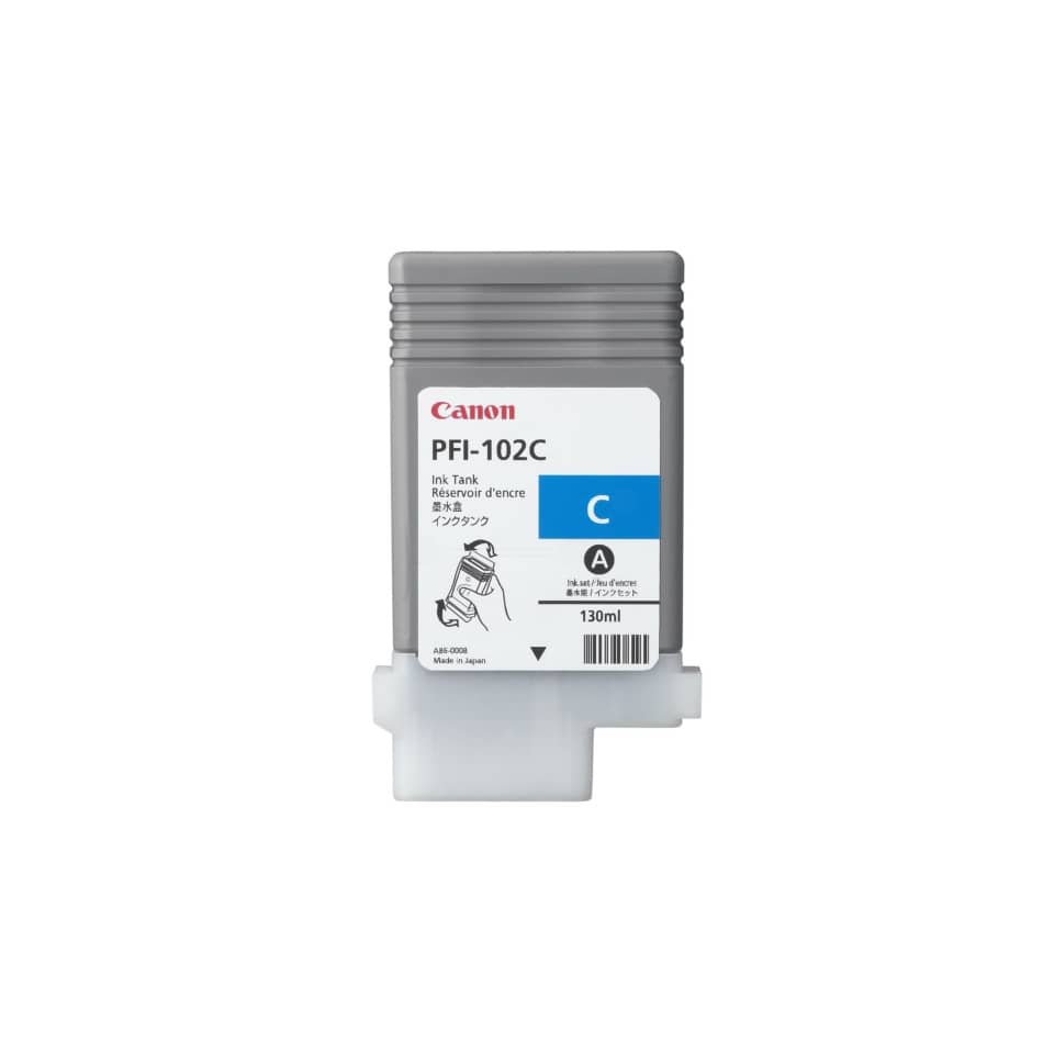 Original Canon Tintenpatrone cyan (0896B001,0896B001AA,896B001,896B001AA,PFI-102C)