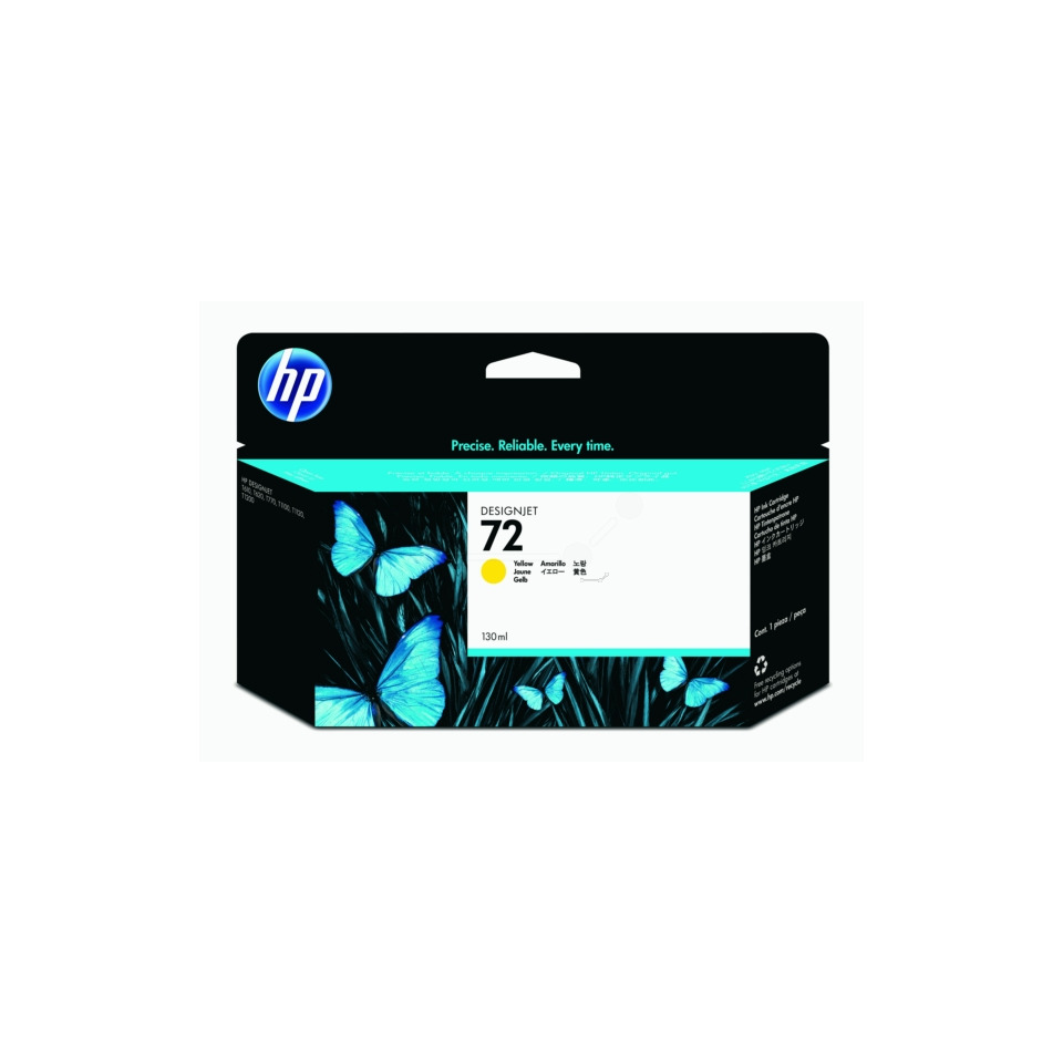 Original HP Tintenpatrone gelb (C9373A,72,72Y,72YELLOW,NO72,NO72Y,NO72YELLOW)