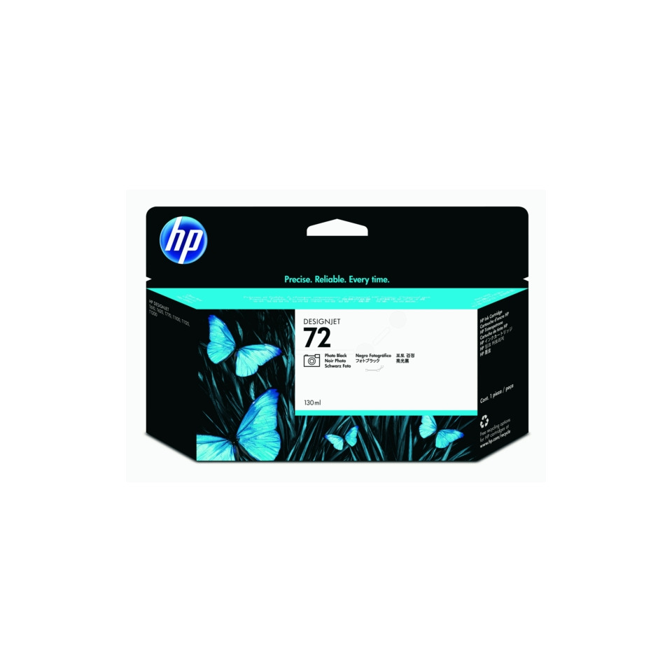Original HP Tintenpatrone schwarz Foto (C9370A,72,NO72)