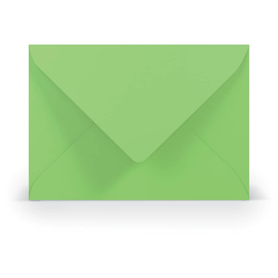 Briefhülle Paperado - C6, 100 g/qm, apple gerippt, Seidenfutter