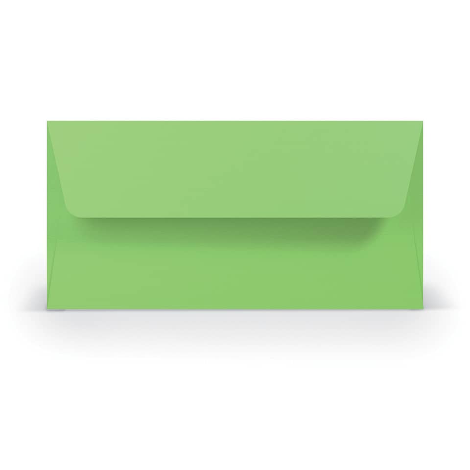 Briefhülle Paperado - DL, 100 g/qm, apple gerippt, Seidenfutter