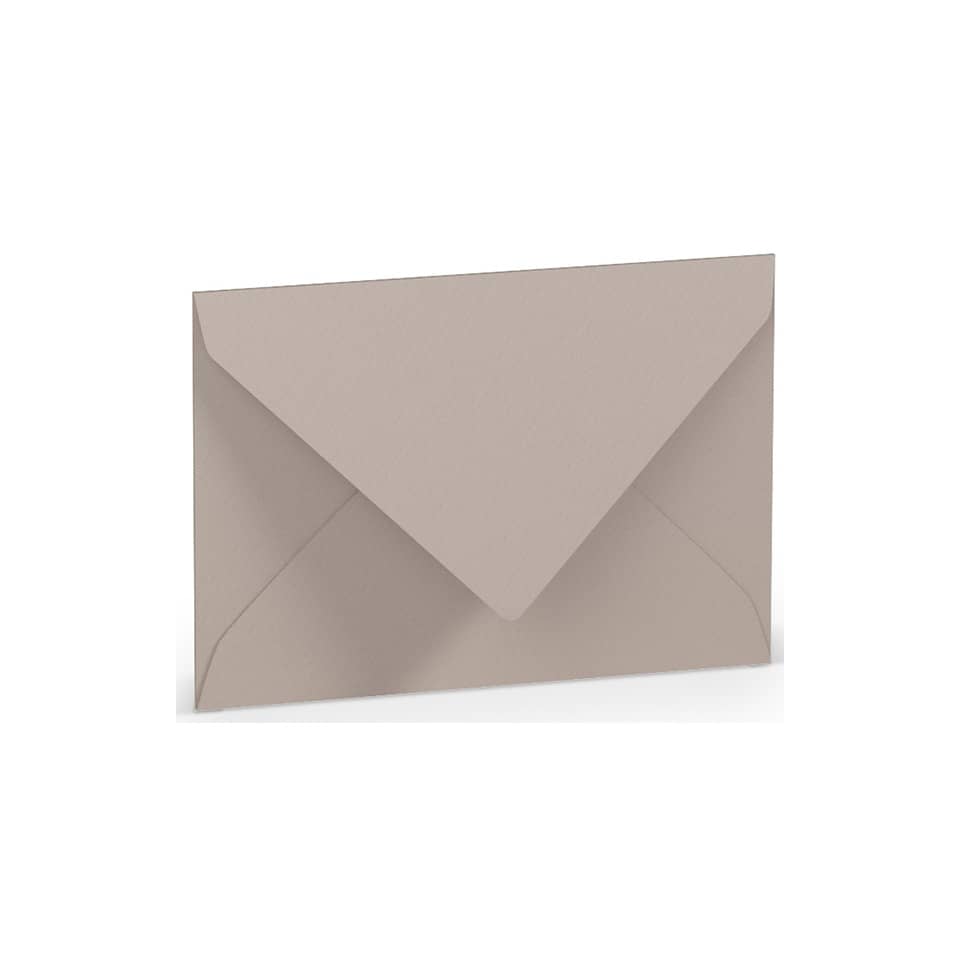 Briefhülle Paperado - C7, 100 g/qm, taupe gerippt, Seidenfutter