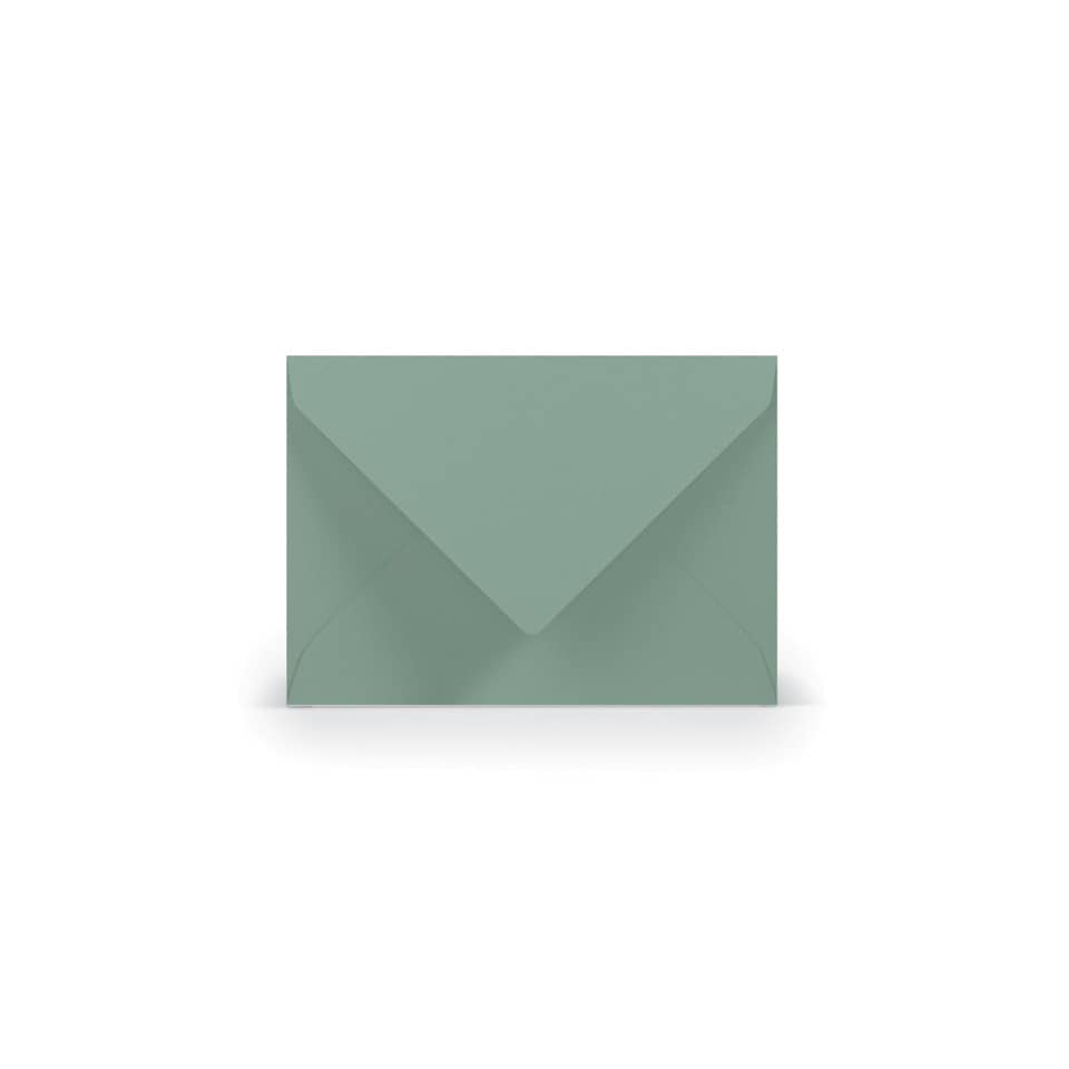 Briefhülle Paperado - C7, 100 g/qm, eucalyptus gerippt, Seidenfutter