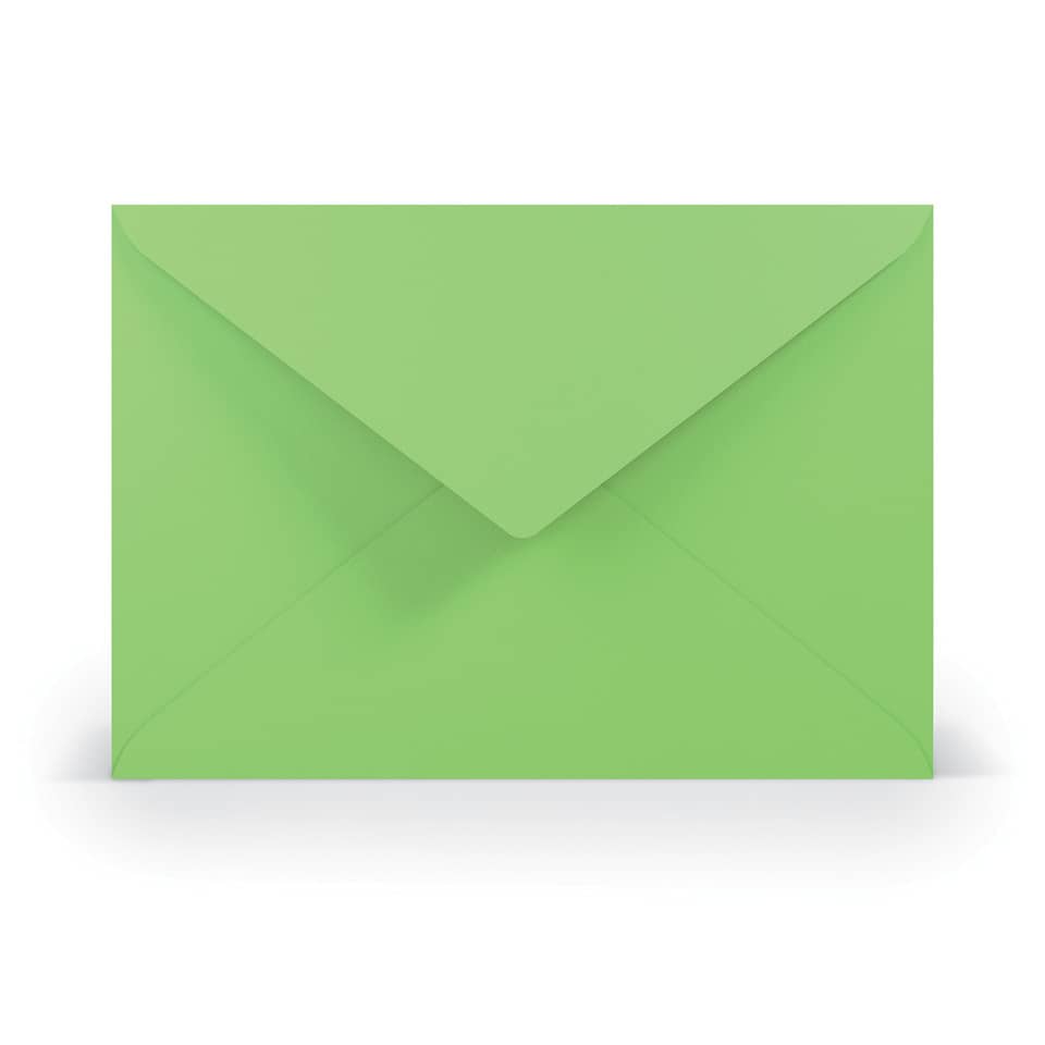 Briefhülle Paperado - C5, 100 g/qm, apple gerippt, Seidenfutter