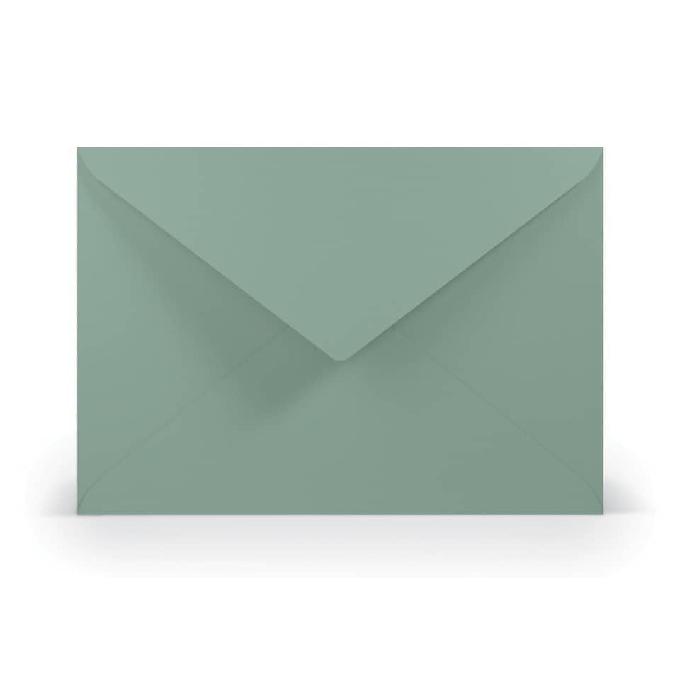 Briefhülle Paperado - C5, 100 g/qm, eucalyptus gerippt, Seidenfutter