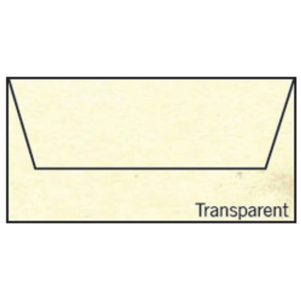 Briefhülle Paperado - DL, 100 g/qm, transparent marmora