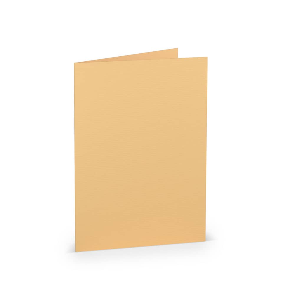 Briefkarte Paperado - B6, 220 g/qm, doppelt, hoch, melon gerippt