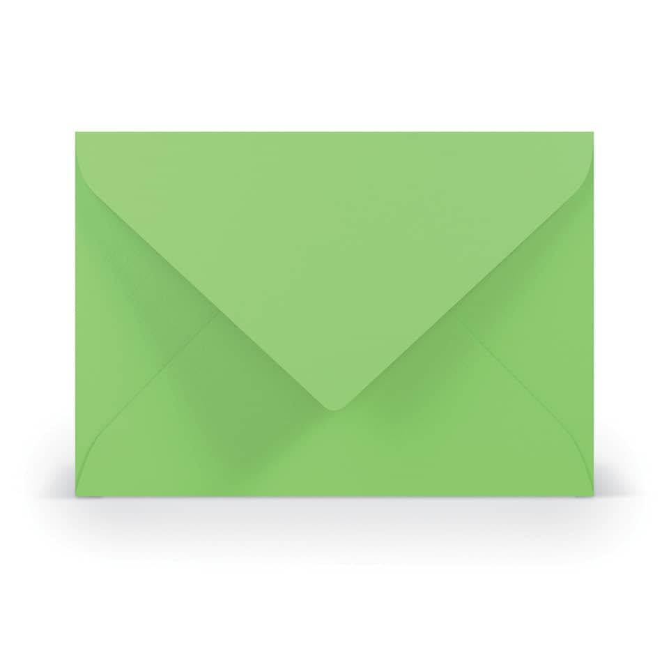 Briefhülle Paperado - B6, 100 g/qm, apple gerippt, Seidenfutter