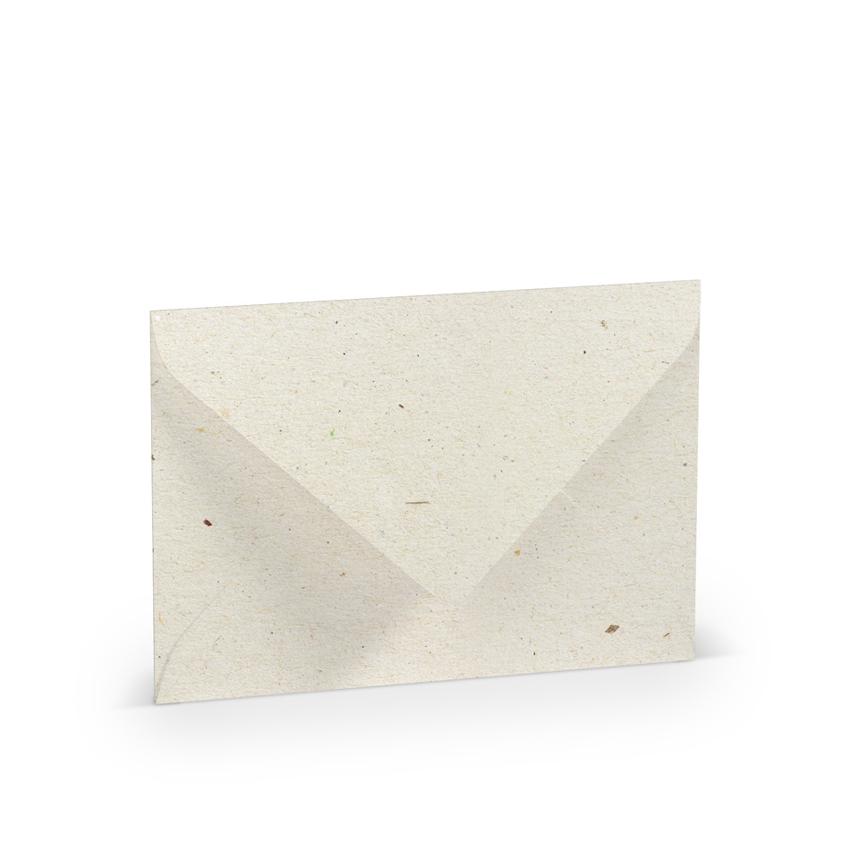 Briefhülle Paperado - B6, 100 g/qm, terra vanilla, Seidenfutter