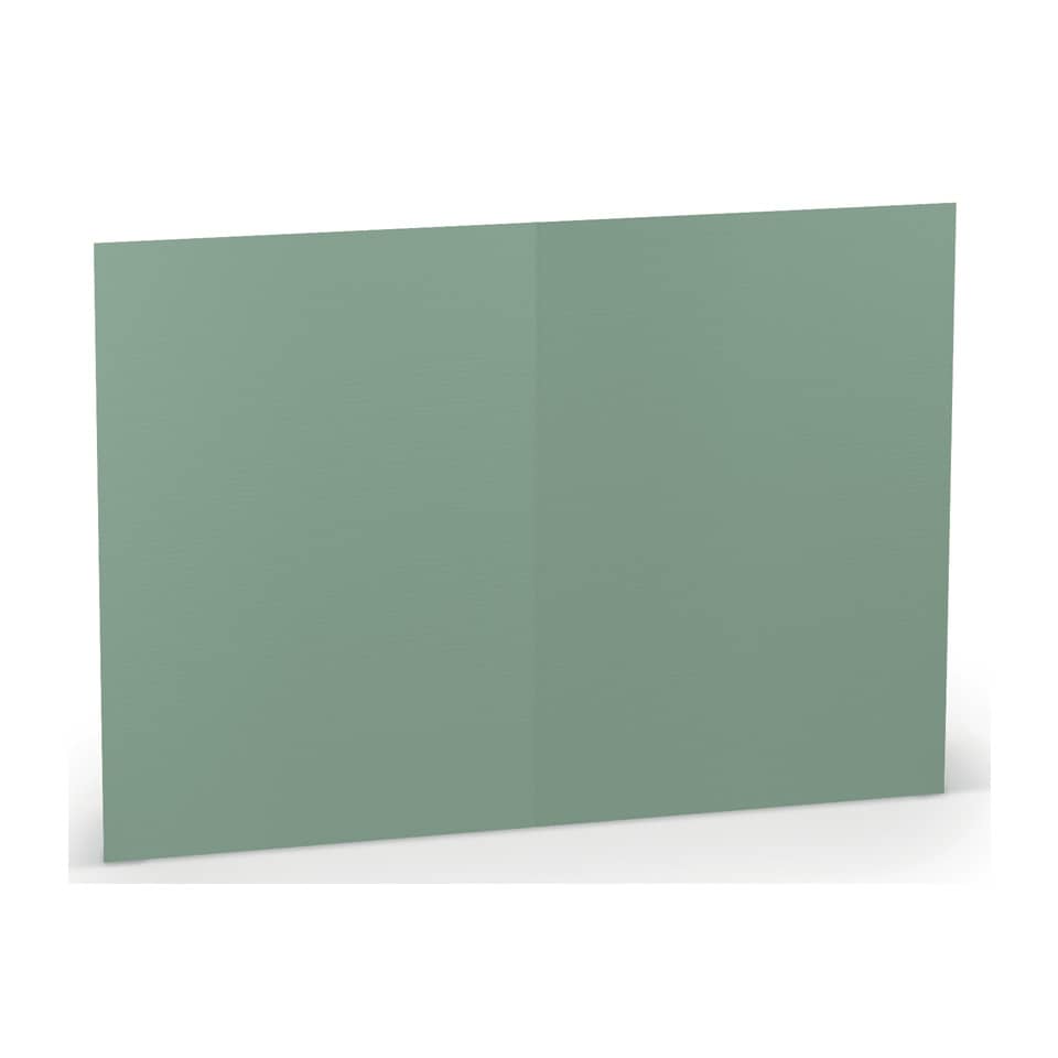 Briefkarte Paperado - B6, 220 g/qm, doppelt, hoch, planliegend, eucalyptus gerippt
