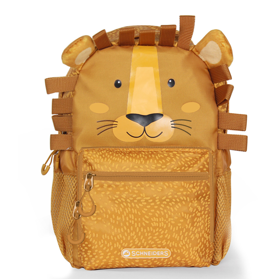 Kinderrucksack Kids Mini - Lion, 18,5 x 27 x 11 cm, 6 Liter, mustard