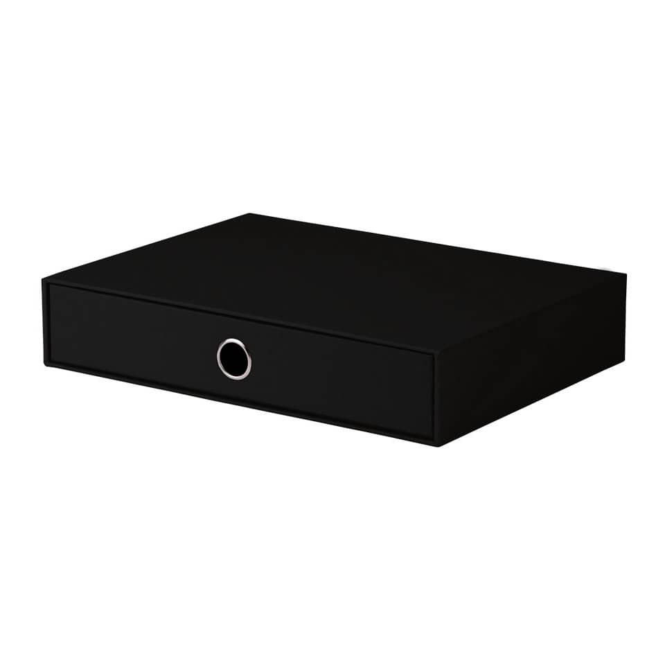 Schubladenbox SOHO - einzel Schublade für A4, schwarz