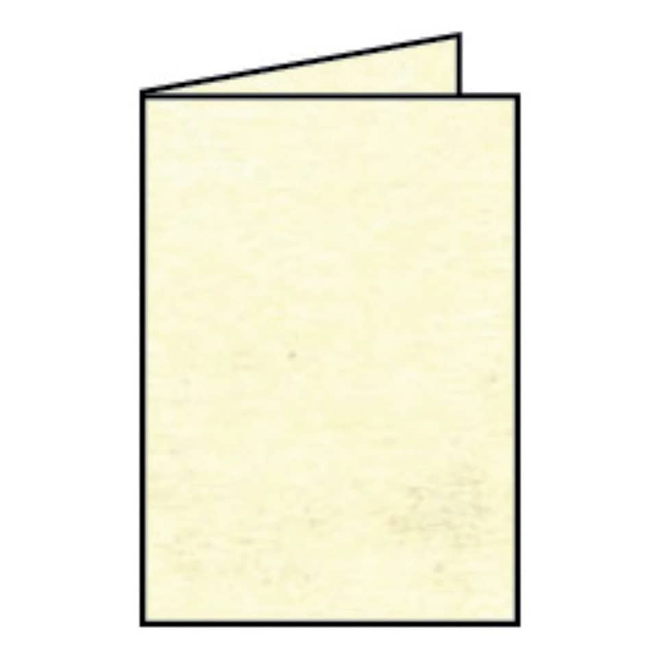 Coloretti Doppelkarte - B6 hoch, 5 Stück, chamois marmora