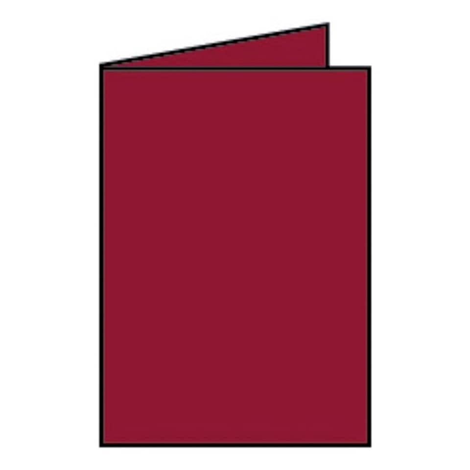 Coloretti Doppelkarte - B6 hoch, 5 Stück, rosso