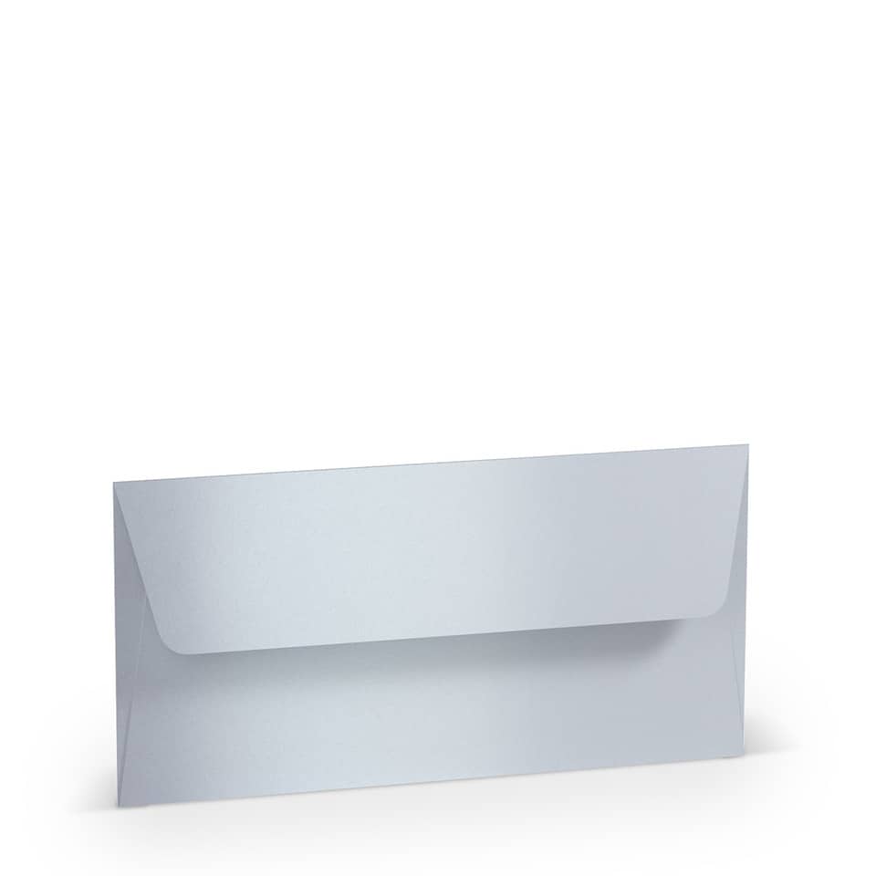 Briefhülle Paperado - DL, 120 g/qm, marble white metallic