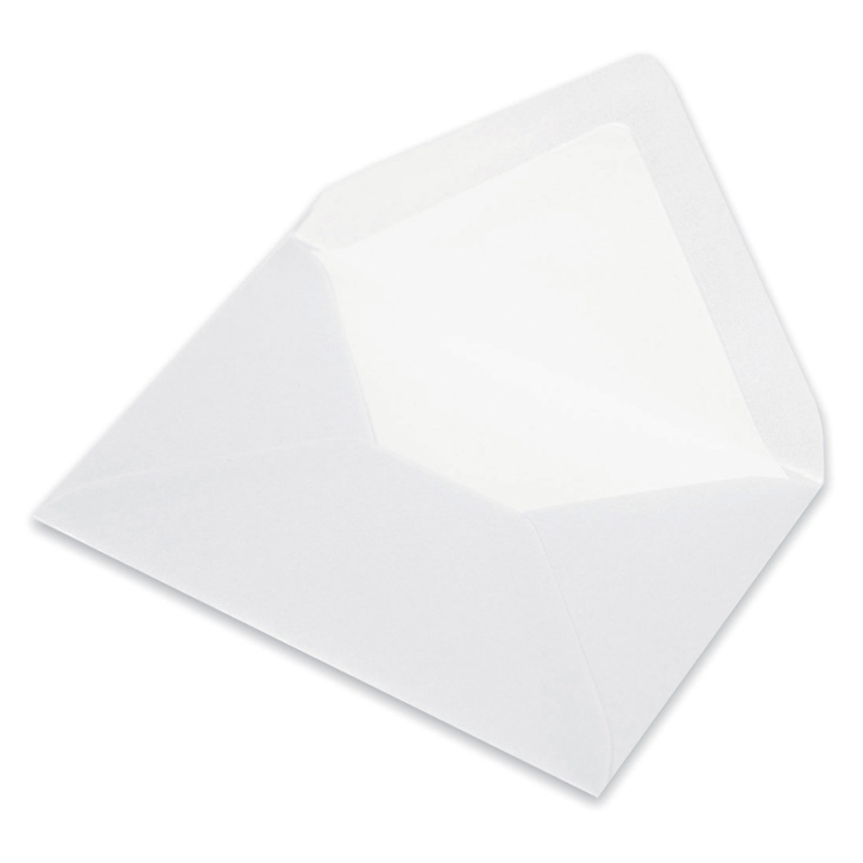 Briefhülle Paperado - C6, 120 g/qm, marble white metallic