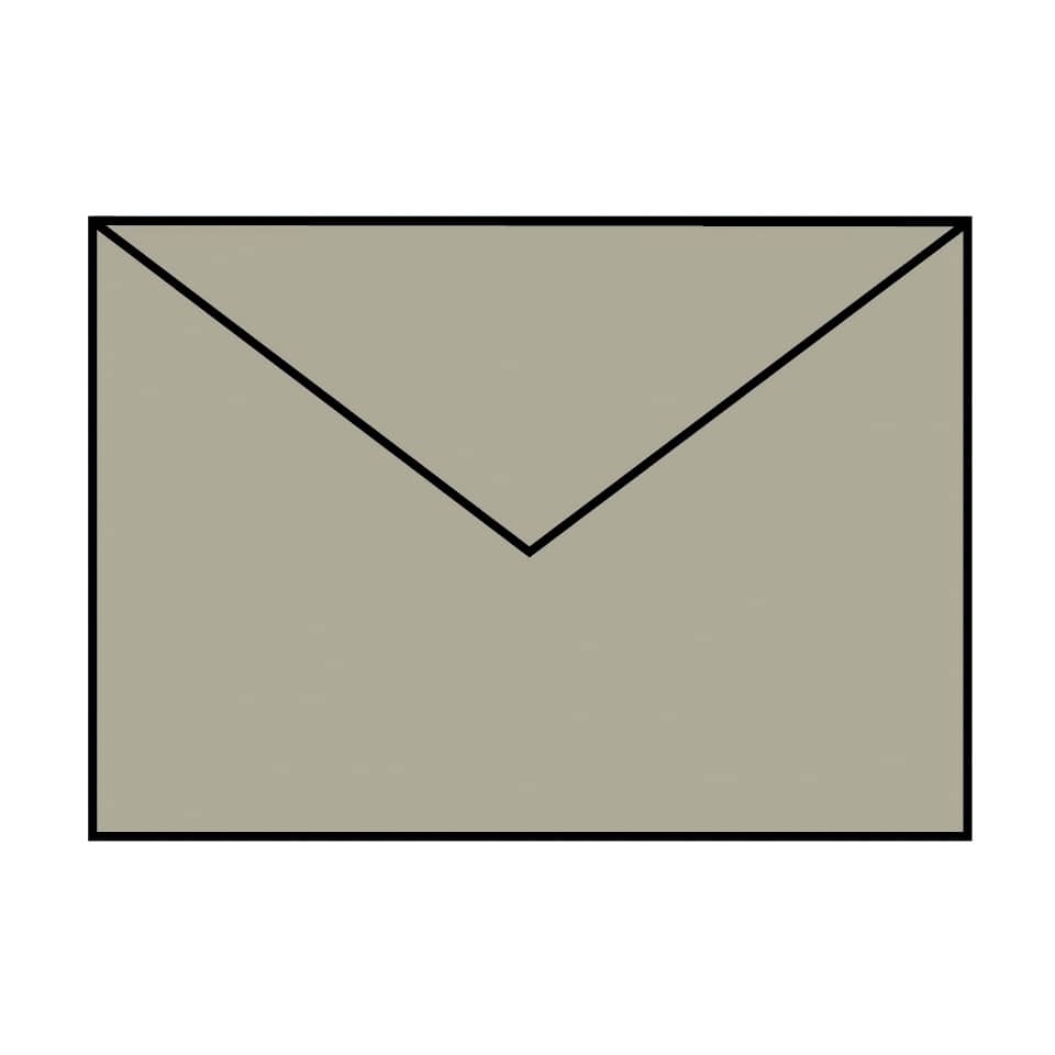 Briefhülle Paperado - C6, 120 g/qm, taupe metallic