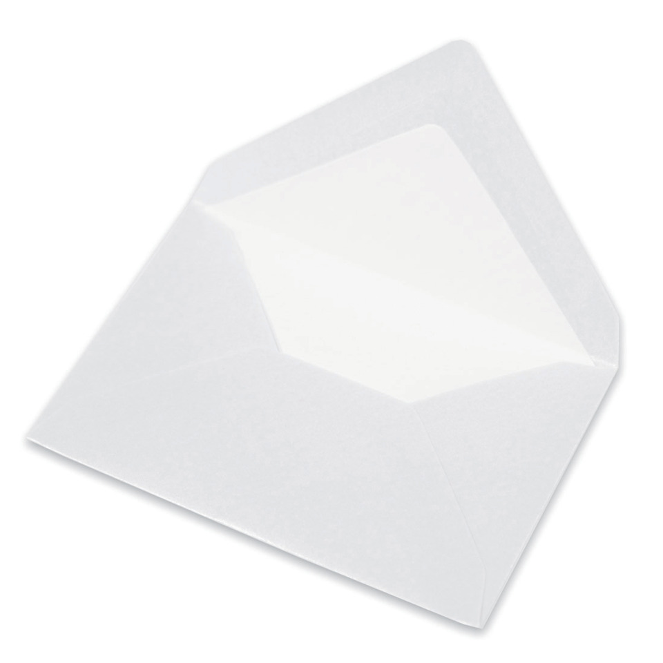 Briefhülle Paperado - C7, 120 g/qm, marble white metallic