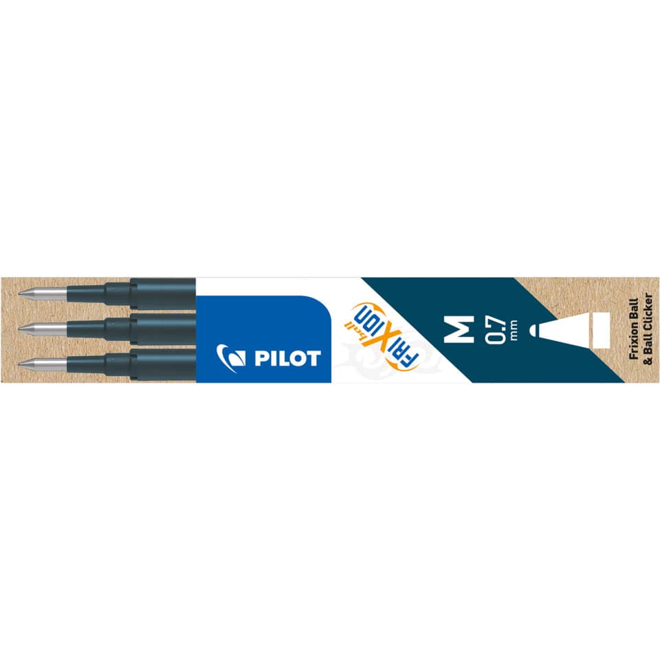 Tintenrollermine FriXion BLS-FR7 - 0,4 mm, schwarzblau, 3er Pack