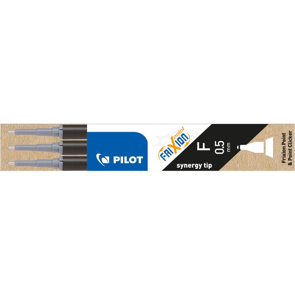 Tintenrollermine FriXion BLS-FRP5 - 0,3 mm, schwarz, 3er Pack