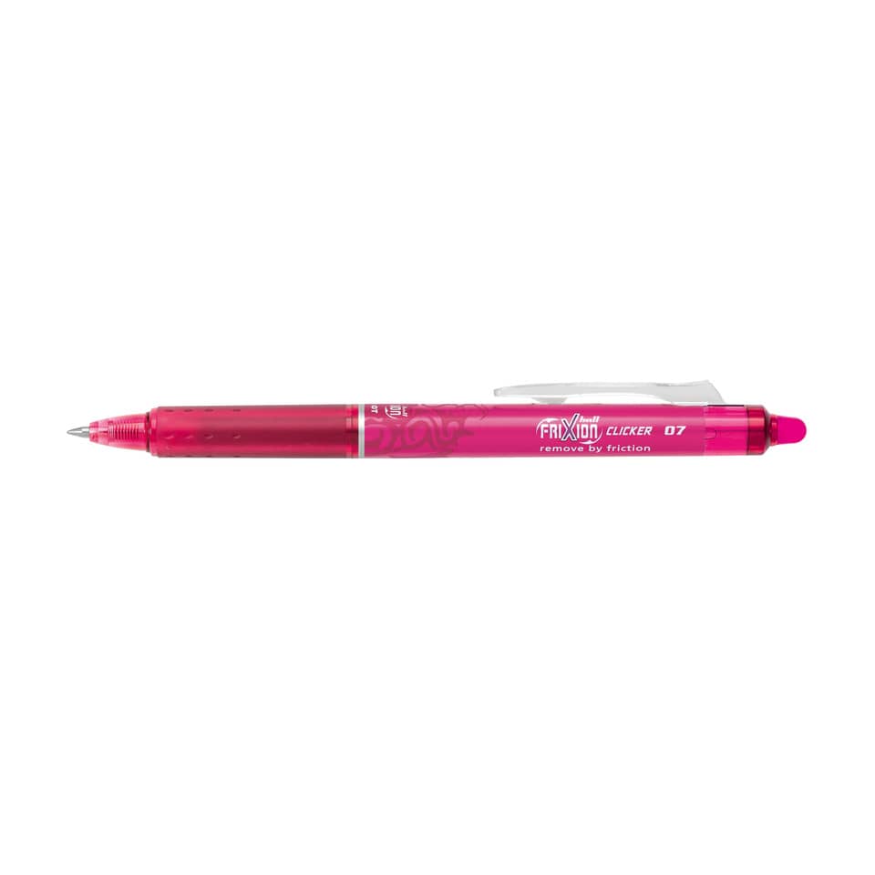 Tintenroller FriXion Clicker - 0,4 mm, pink, radierbar