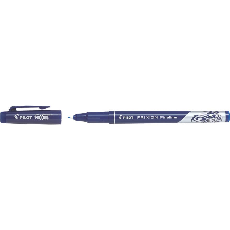 Fineliner FriXion - 0,45 mm, blau, radierbar