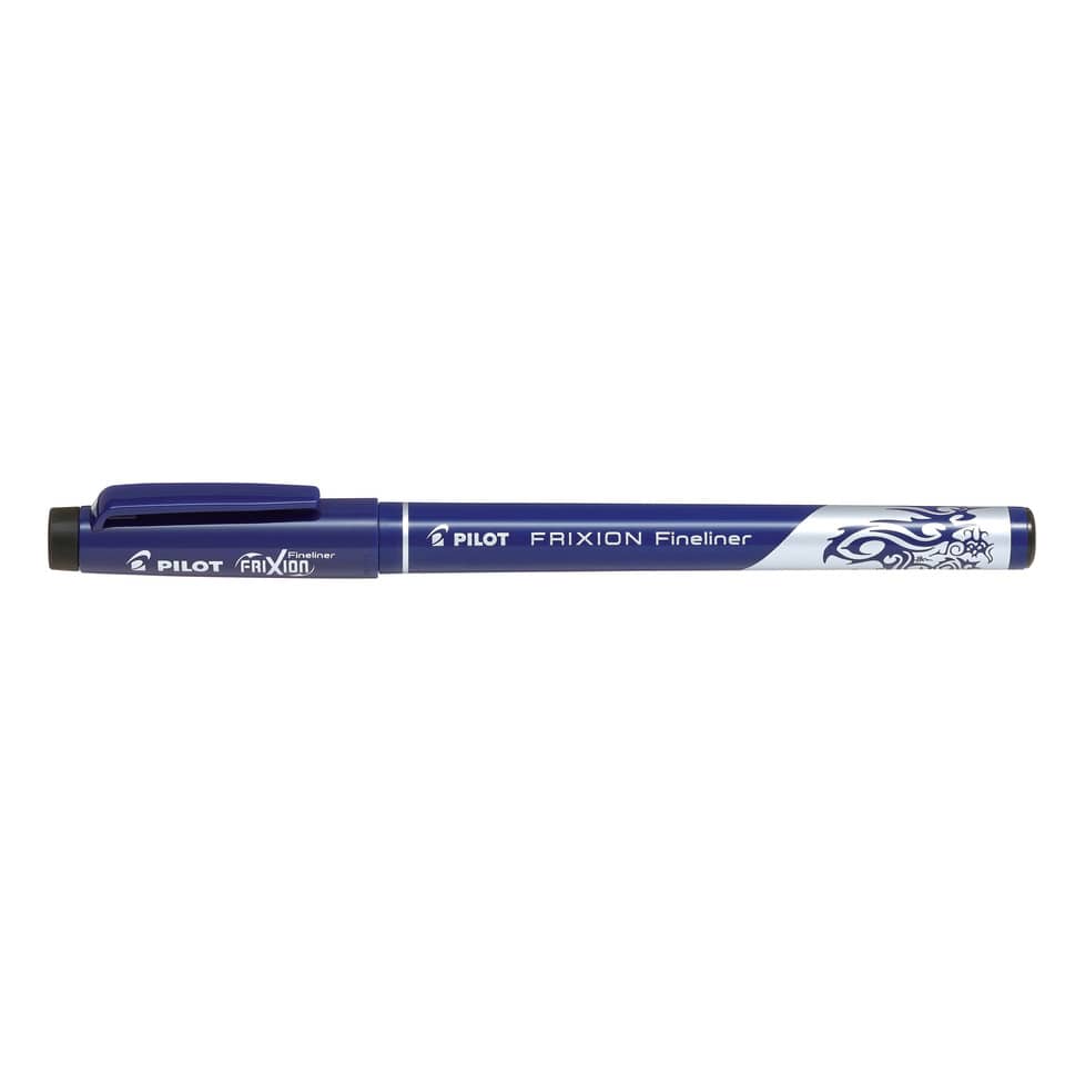 Fineliner FriXion - 0,45 mm, schwarz, radierbar