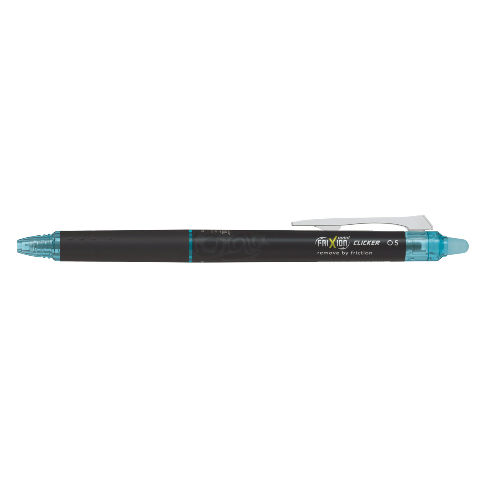 Tintenroller FriXion Point Clicker - 0,3 mm, radierbar, hellblau