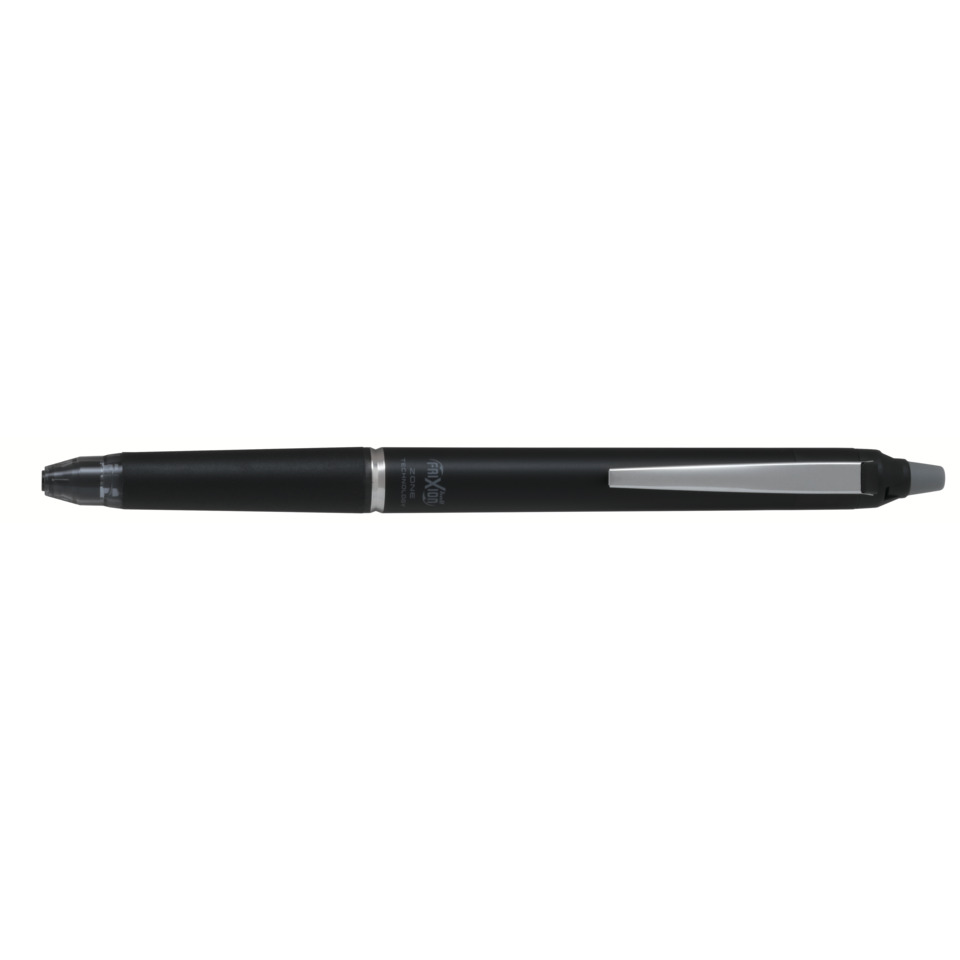 Tintenroller FriXion Zone 0.7, mit Druckmechanik & FriXion Metall-Mine, radierbare Tinte, nachfüllbar, 0.7mm (M), schwarz
