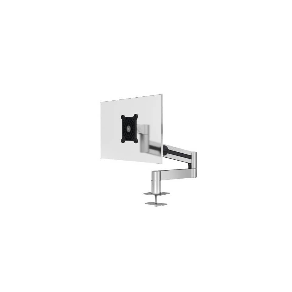 Monitorwandhalter mit Arm für 1 Monitor - silber, Tischdurchführung