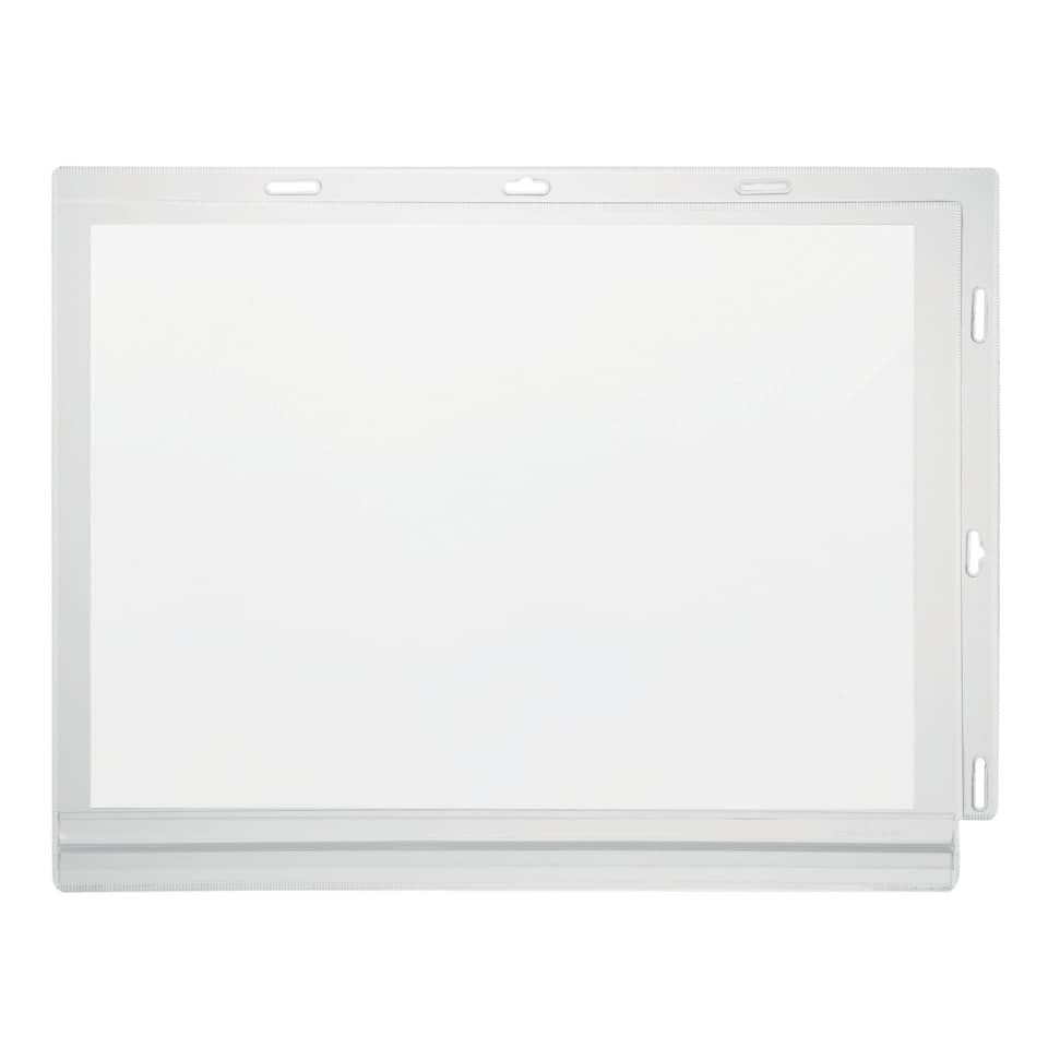 Plakattasche - A4, Kabelbinder, transparent, wasserdicht, 5 Stück