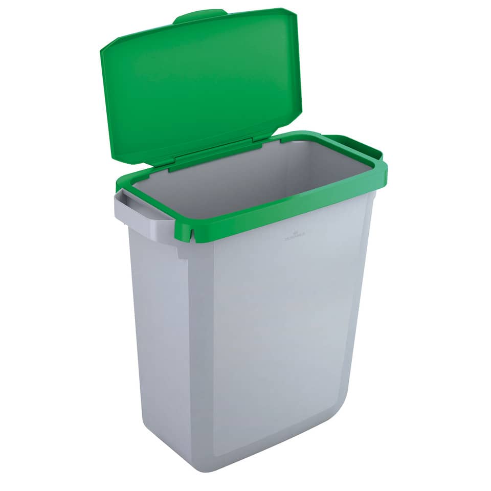 Abfallbehälter DURABIN 60L + Deckel - grau/grün