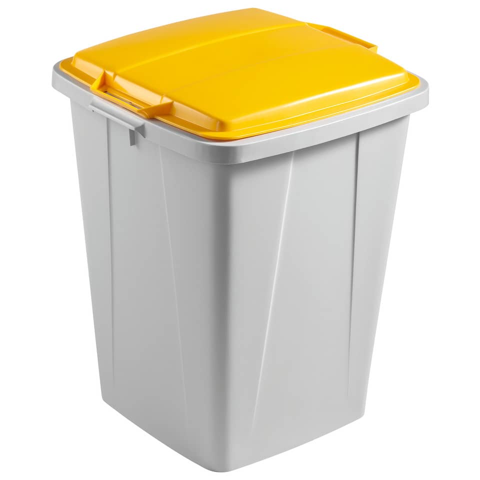 Abfallsammler Set DURABIN 90 - grau/gelb
