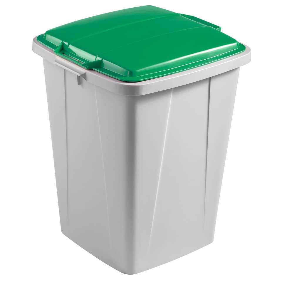 Abfallsammler Set DURABIN 90 - grau/grün
