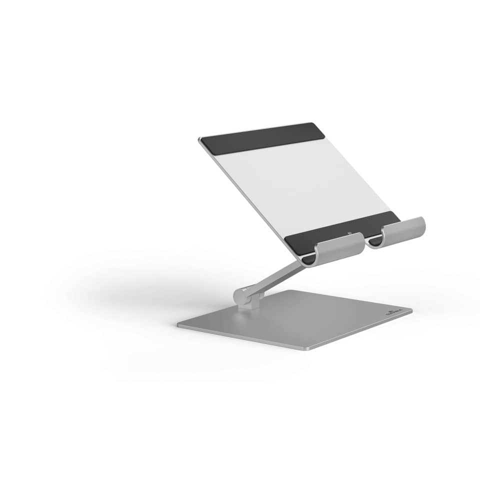 Tablet Ständer RISE - bis 13", Aluminium, silber