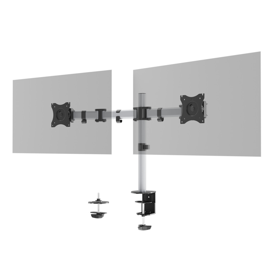 Monitor Halterung SELECT für 2 Monitore, Tischbefestigung